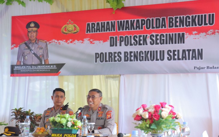 Wakapolda Bengkulu Kunjungi Polsek Seginim