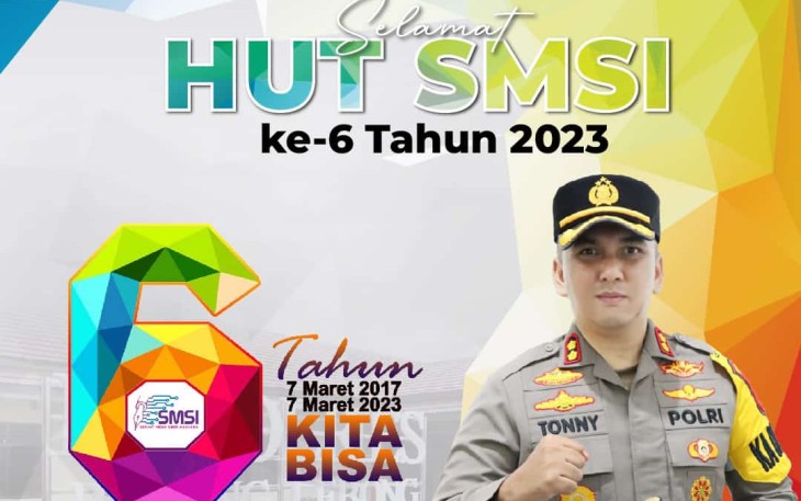 Banner ucapan Kapolres Rejang Lebong