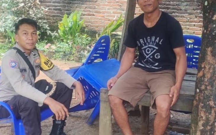 Bhabinkamtibmas Melaksanakan Imbangan Ops Pekat Nala 2023