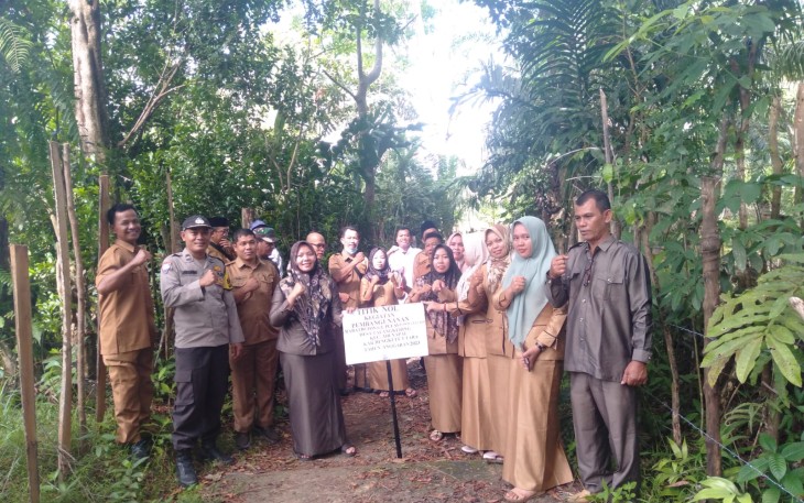 Titik Nol Pembangunan Rabat Beton Kadun l Desa Talang kering Kec. Air Napal 