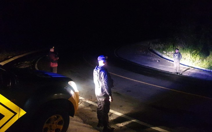 Sat Samapta Polres RL Patroli Rutin di Jalan Lintas Curup-Lubuklinggau