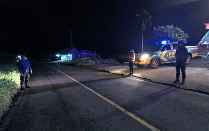 Sat Samapta Polres Rejang Lebong, Laksanakan Patroli Malam Cegah Kejahatan