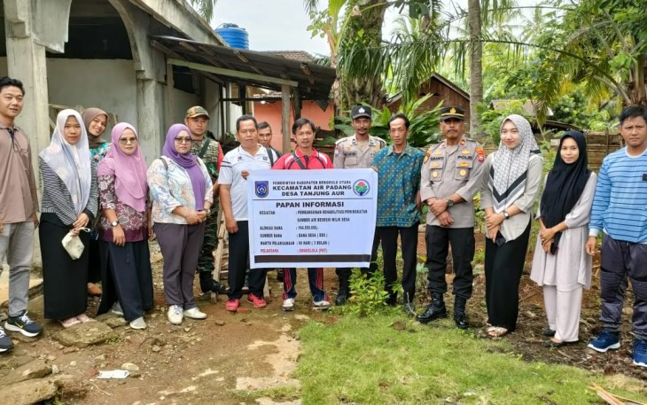 Kapolsek Lais Hadiri Penetapan Titik Nol