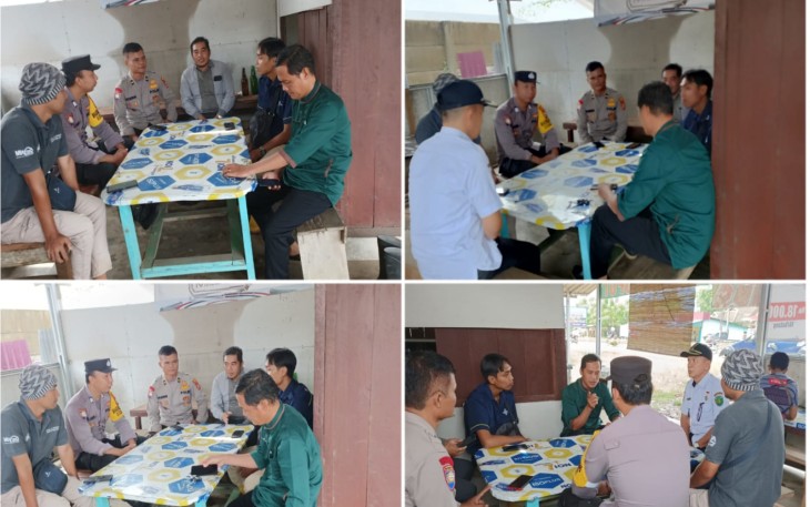 Sambangi Warga Kelurahan Kandang, Kanit Binmas Polsek Kampung Melayu Terima Keluhan Warga Tentang Tanah Timbunan 