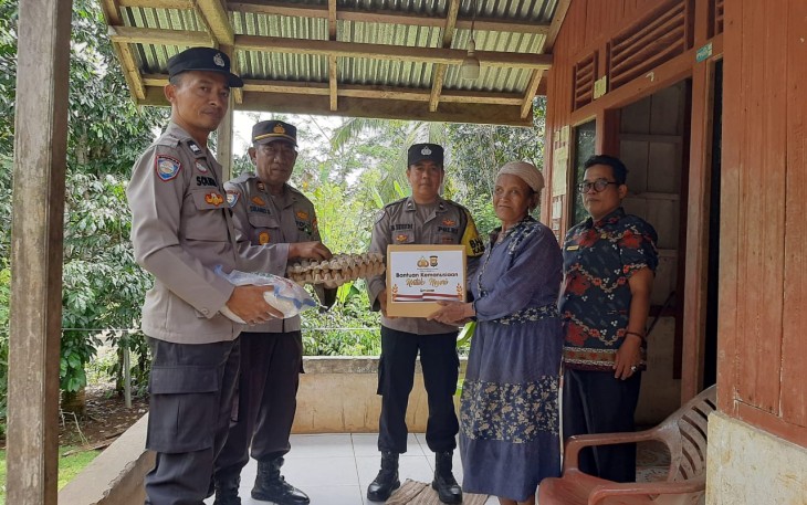 Polres Bengkulu Utara Kembali Distribusikan Bansos Kepada Masyarakat