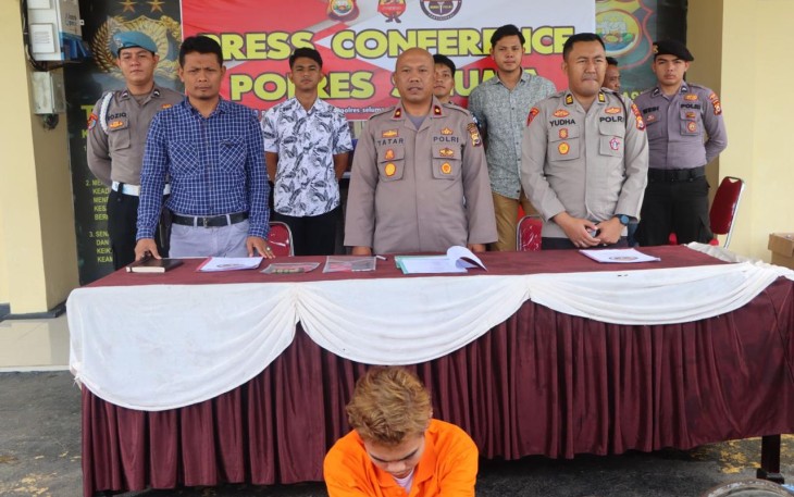 Polres Seluma saat press release