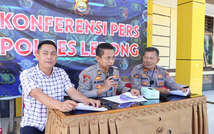 Polres Lebong saat press release