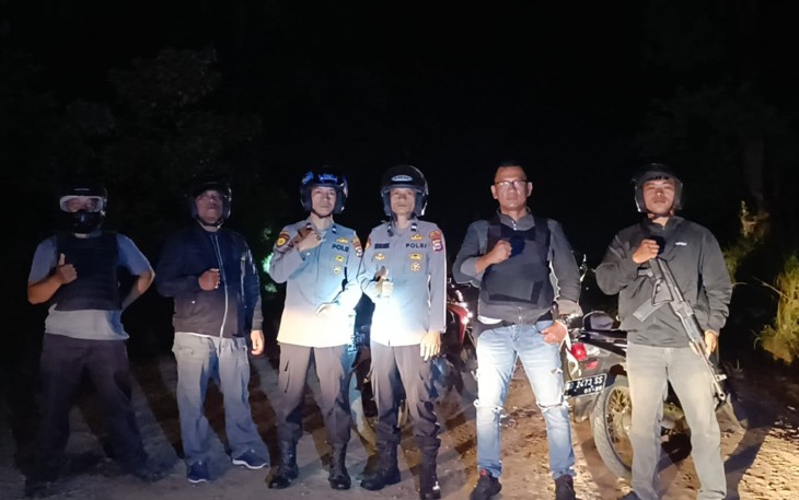 Ciptakan Kondisi Aman, Polsek Napal Putih  Laksanakan Patroli Malam Diwilayah Hukum Polsek Napal Putih