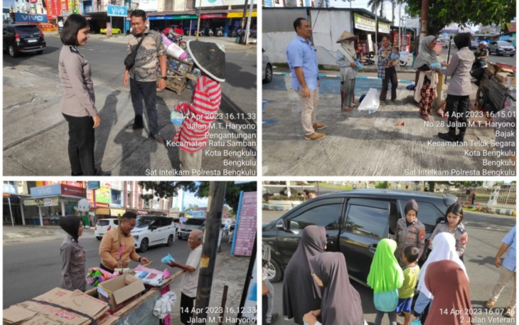 Polresta Bengkulu Kembali Berbagi Takjil di Kecamatan Teluk Segara 