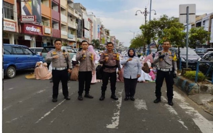 Tinjau Lokasi Salat Idulfitri, Kabag Ops Amankan Kunci Kontak Jemaah 