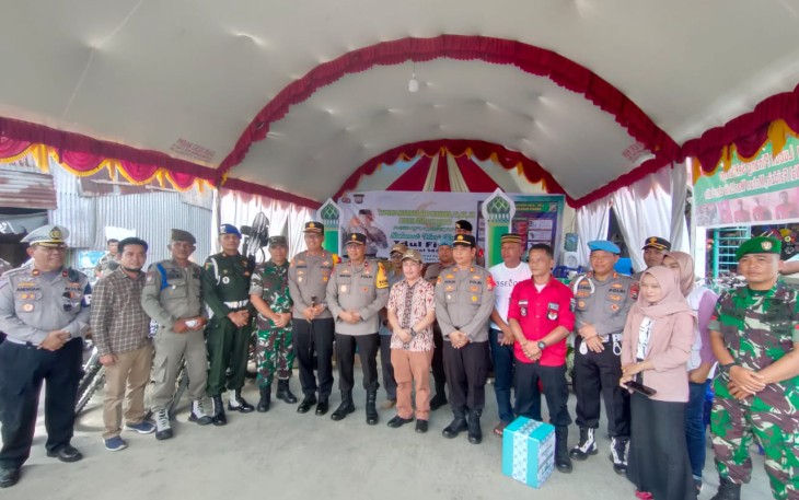 Hari Kedua Monitoring, Wakapolda Kembali Cek Pospam Idulfitri di Mukomuko