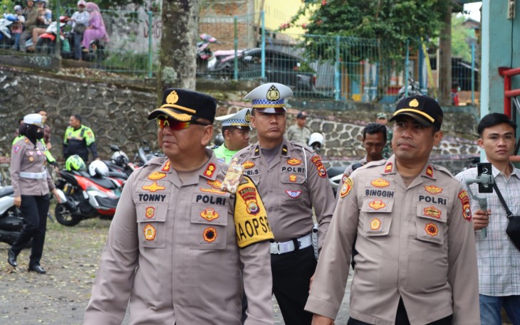 Libur Lebaran, Kapolres Rejang Lebong Cek Objek Wisata 