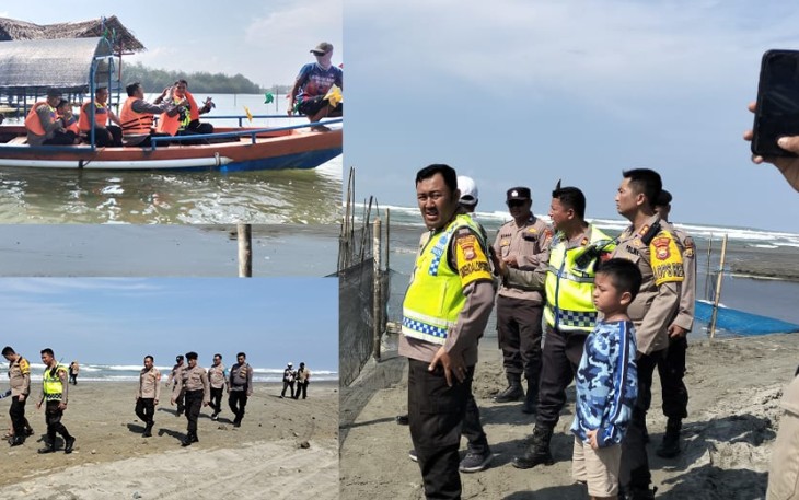 Kapolres Seluma Cek Objek Wisata Pantai dan Muara Cemoro Sewu
