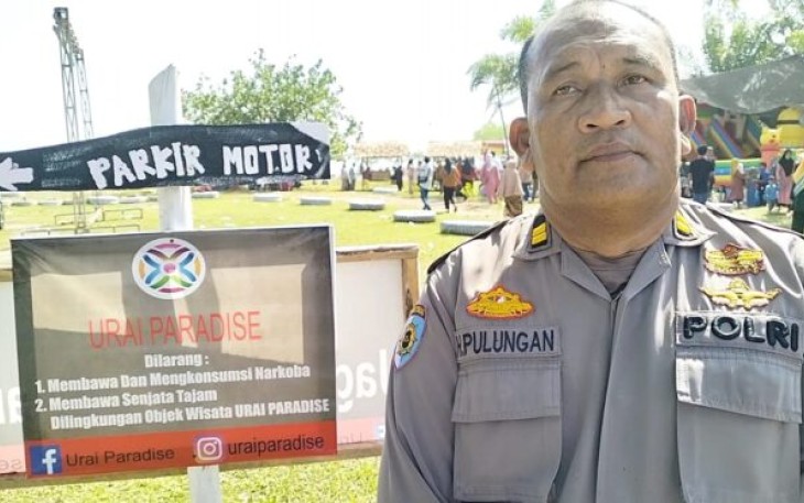 Destinasi Wisata Pantai Urai Paradise Ramai, Polsek Ketahun Lakukan Pengamanan