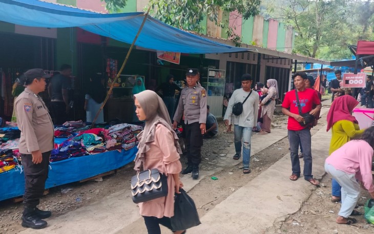  Polres Lebong Gelar Patroli Dialogis di Lokasi Objek Wisata