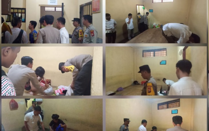 Pasca Hari Raya Iddulfitri 1444 H, Polresta Bengkulu Melakukan Pengecekan Ruang Tahanan 