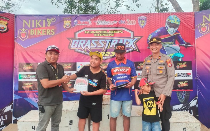 Event Kapolsek Open Grasstrack 2023 di Giri Mulya Sukses Digelar
