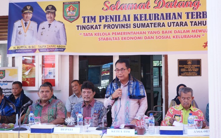 Tim Penilaian Kelurahan Terbaik Tingkat Provinsi Sumatera Utara Sambangi Kelurahan Selawan