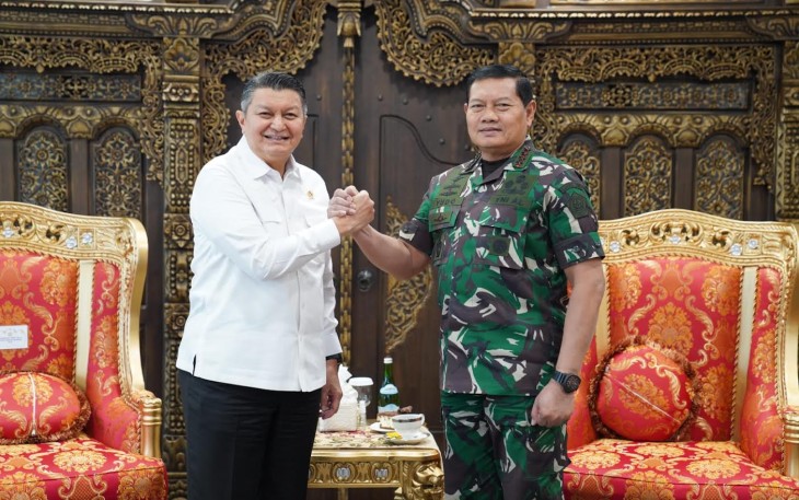Panglima TNI saat Terima Kunjungan Kepala BNPT RI