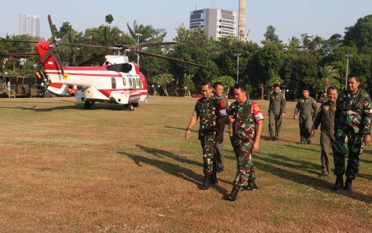 Pangkoopsud I saat Pimpin Satgas Udara untuk Amankan Langit Ibu Kota Jakarta Selama KTT ke-43 ASEAN