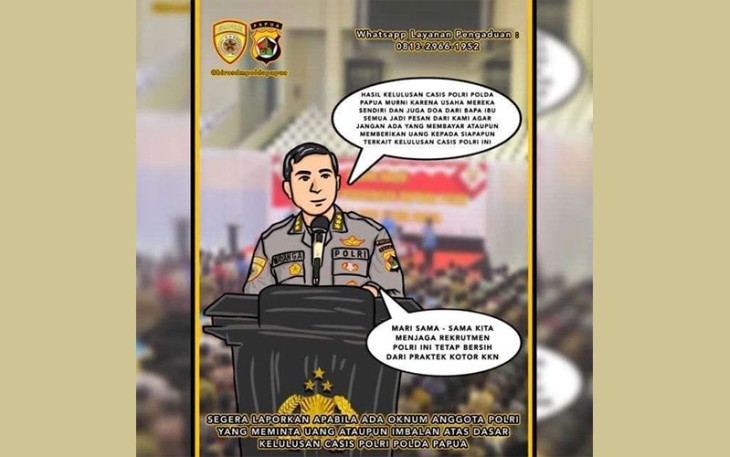 Imbauan Polda Papua