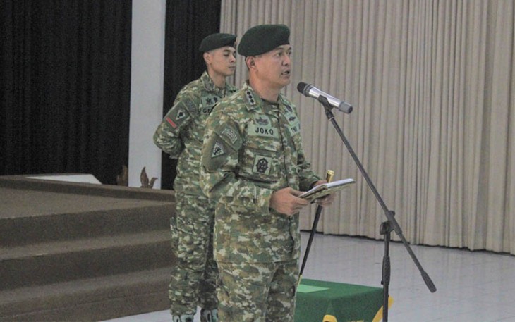 Komandan Resimen Armed 2/PY/2 Kostrad Kolonel Arm Joko Setiyo K, M.Si (Han)