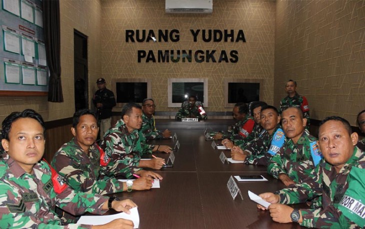 Kodim Palangka Raya saat Gelar Latorsar 