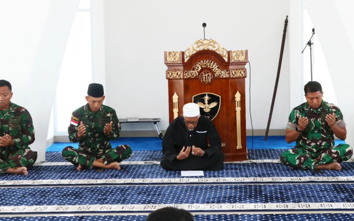 Danlanud Raden Sadjad Natuna Pimpin Doa Bersama