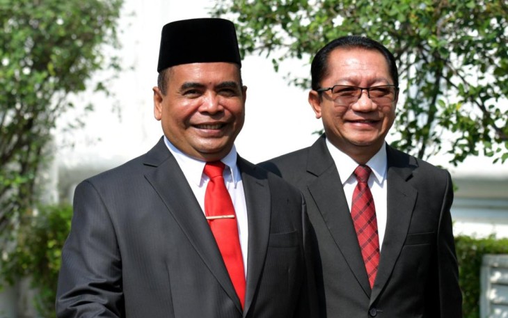 Sekjen Taufik dan Wamendes Paiman