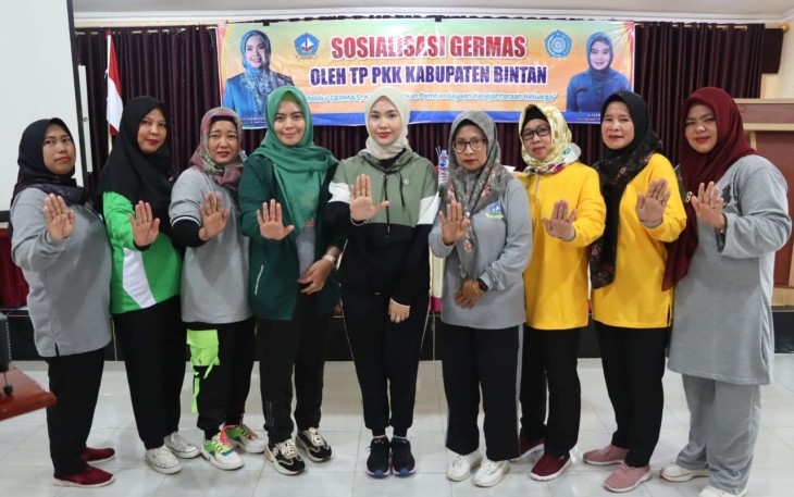 Ketua TP PKK Bintan Hafizha Rahmadhani kembali melaksanakan kegiatan Gerakan Masyarakat Sehat