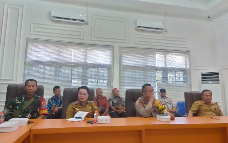 Babinsa Koramil Pahandut Hadiri Penyuluhan Program Pendaftaran Tanah Sistematis Lengkap 