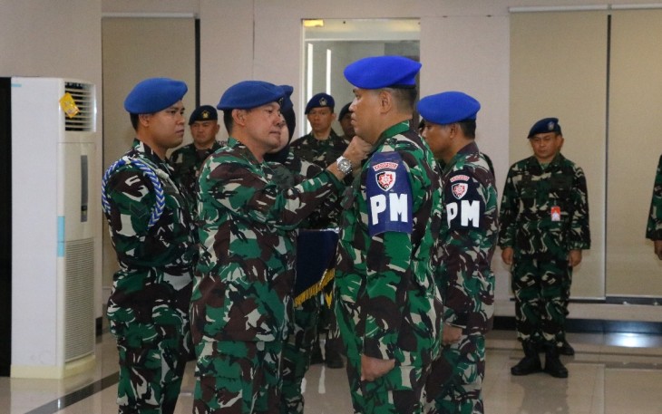 Pangkoops Udara I Pimpin Sertijab Danpom Koops Udara I
