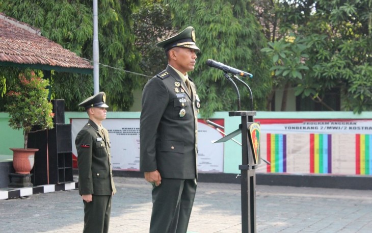 Kepala Staf Resimen Armed 2/PY/2 Kostrad, Letkol Arm Siswo Budiarto, S.I.P, M.M., M.I.Pol