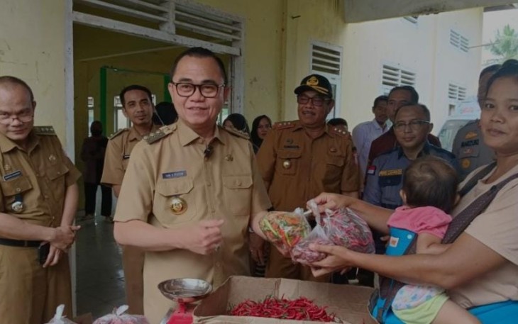 Pasar Murah Banyuasin Diserbu Warga