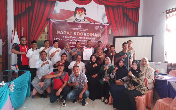 KIP Aceh Timur Tetapkan 561 Caleg DPRK