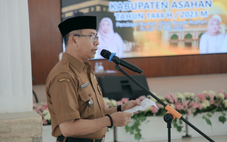 Bupati Asahan Buka Manasik Haji Akbar Pemerintah Kabupaten Asahan Tahun 1444 H/2023 M