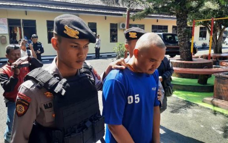 Pelaku Pembobol Rumah dan Warung Saat Diringkus Polres Rejang Lebong 
