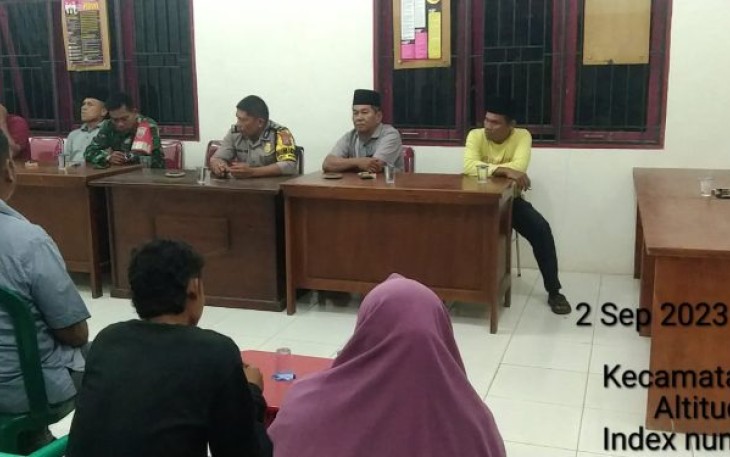 Dimediasi Polsek Padang Bolak, Korban Pemukulan Buka Pintu Maaf ke Pelaku