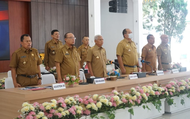 Bupati Asahan Pimpin Rakorpem Bulan April 2023