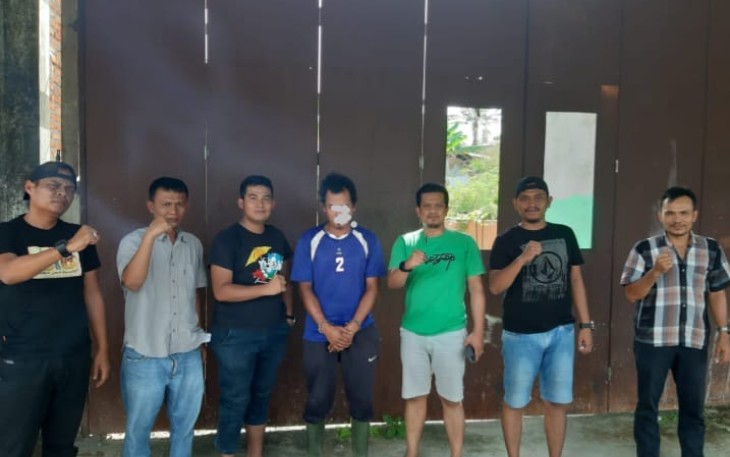 Tim II Opsnal Sat Reskrim Polres Tapsel Berhasil Menangkap Tersangka TR Pelaku Penganiayaan Kades Sijungkang Tapsel