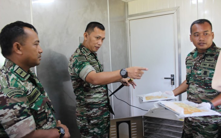 Dandim saat Tutup Kegiatan Pelatihan dan Praktek Pembuatan Ekstrak Albumin Ikan Gabus 