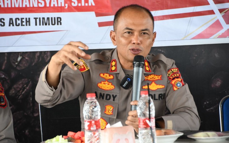 Kapolres Aceh Timur AKBP Andy Rahmansyah, S.I.K 