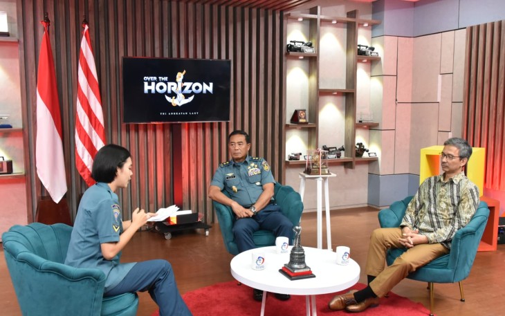 Dinas Penerangan Angkatan Laut menggelar Talkshow Over the Horizon 