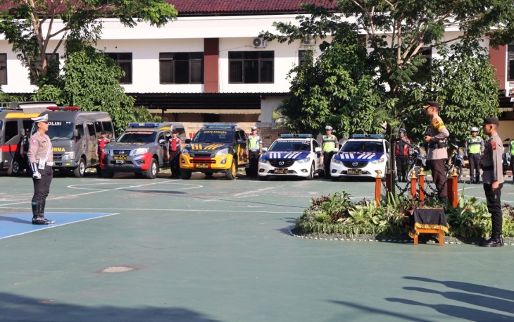 Polres Karanganyar Gelar Operasi Patuh Candi 2023