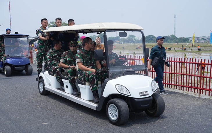 Pangkostrad saat Hadiri Gerakan Nasional Ketahanan Pangan 2023 Bersama Wapres RI