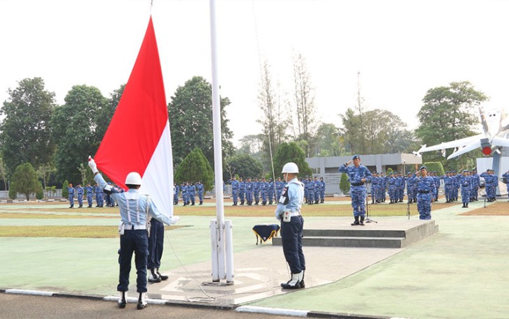 Pangkoopsud I Pimpin Upacara Bendera 17an