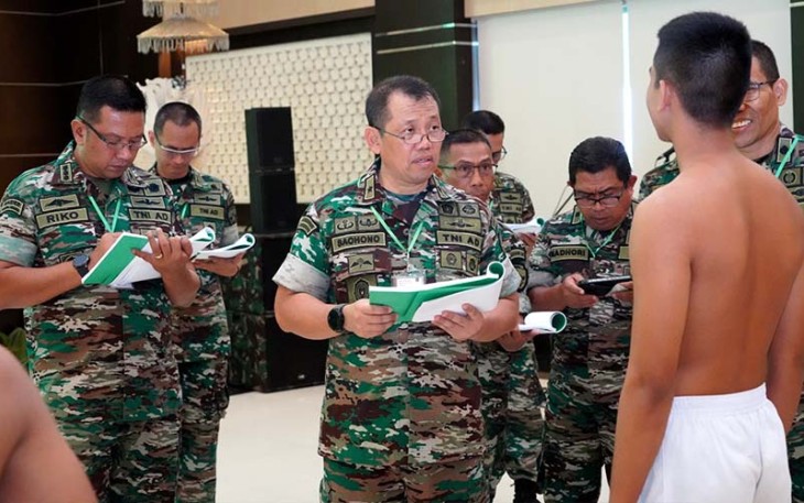 Kodam IX/Udayana saat Gelar Sidang Parade Caba PK