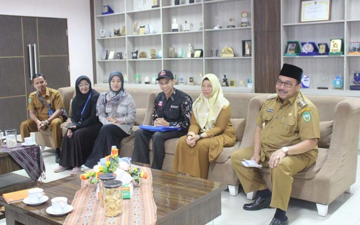 Bupati Pasaman saat Jalani Coklit Pemilu 2024