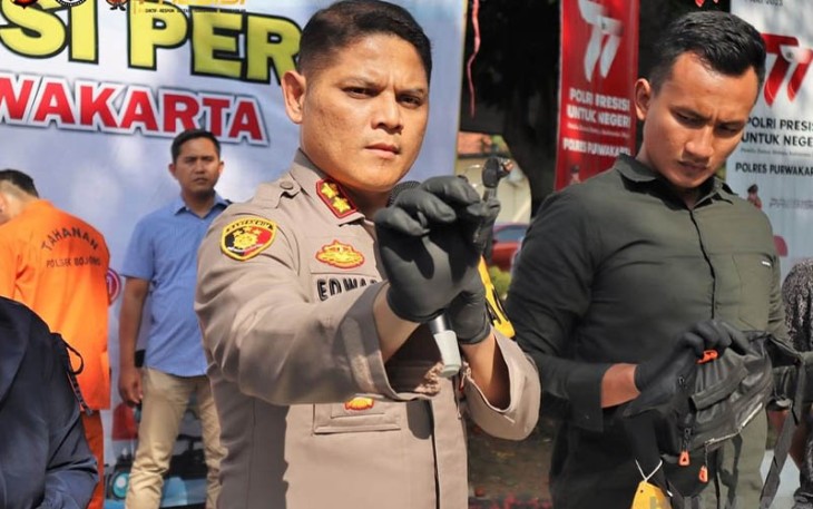 Edwar, saat menggelar konferensi pers, pada Jumat, 28 Juli 2023.