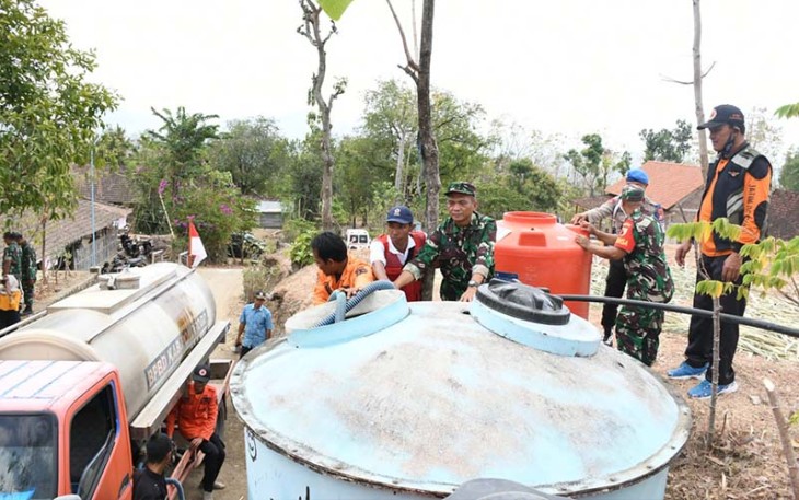 Kodim 0802/Ponorogo Beserta BPBD dan PMI Langsung Bantu Warga